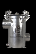 2” Seawater Strainer (Side In Side Out) Stainless Steel 2205