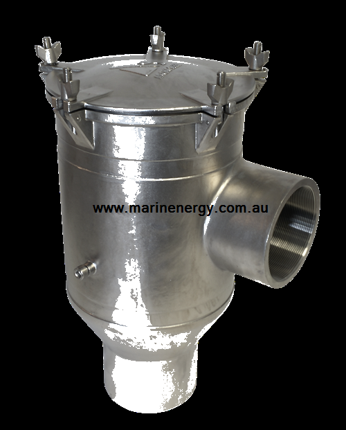 4″ Seawater Strainer (Bottom In Side Out) Stainless Steel 2205