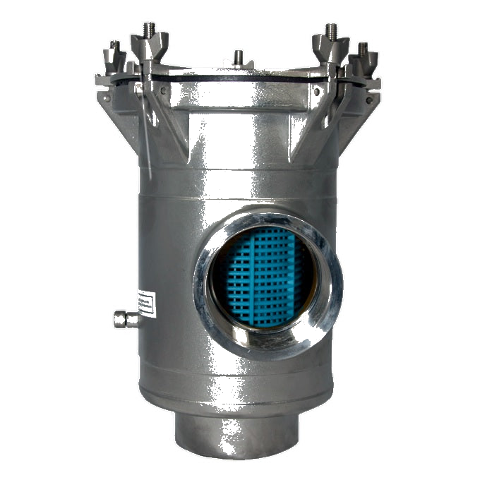 3" Seawater Strainer (Bottom In Side Out) Stainless Steel 2205
