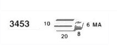 ANCOR UNIVERSAL ZINC ANODE AN 3453- D.10x20 M6x8