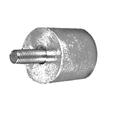 Yanmar 6LAH-STE Zinc Anode 27200-400400 (40x40) Replacement