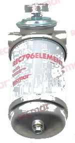 Primary Fuel Filter Assembly REC796APUMP with primer pump & aluminium bowl, CAV796 type