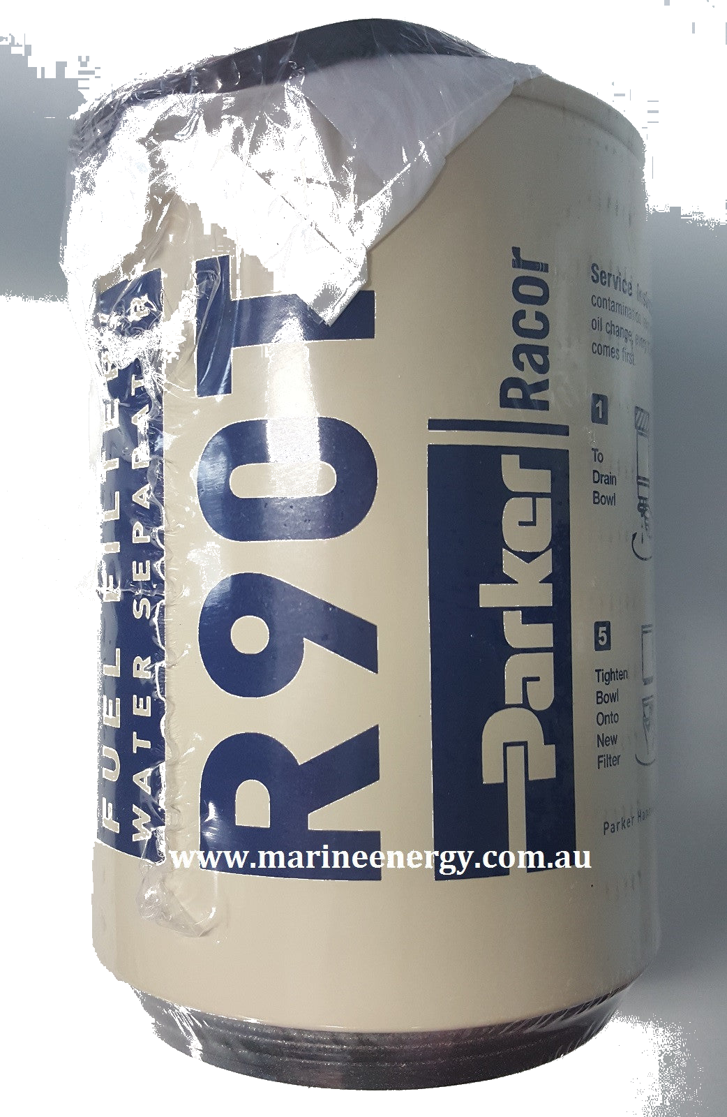 Racor R90T Diesel Spin-on FF/WS 10 Micron
