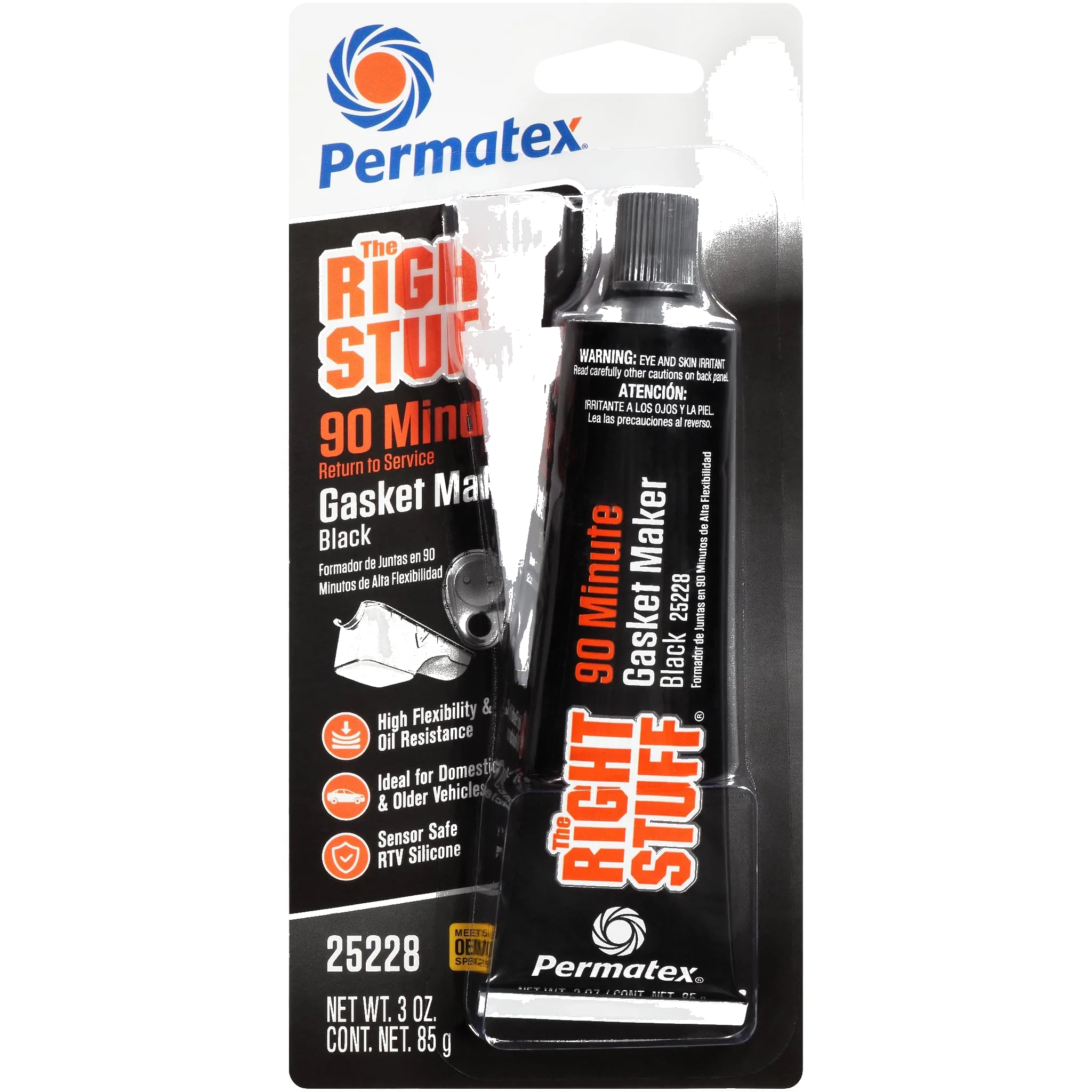 PERMATEX® The RIGHT STUFF® 90 Minute Gasket Maker Black 85G