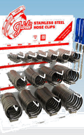 Jubilee® Large Clip Dispenser (JB CD140SS) 304 Stainless Steel