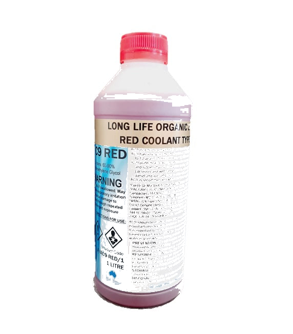 Red Marine Coolant / Anti-Freeze (Organic) - 1 Litre Concentrate