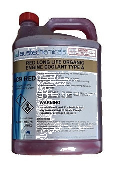Red Marine Coolant / Anti-Freeze (Organic) - 5 Litre Concentrate