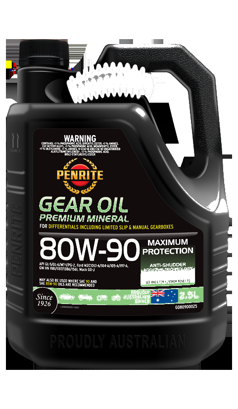 Penrite Mineral Gear Oil 80W90 2.5L
