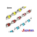 AnchoRight 6mm (1/4") / 6 Colours Chain Marking Set 35106