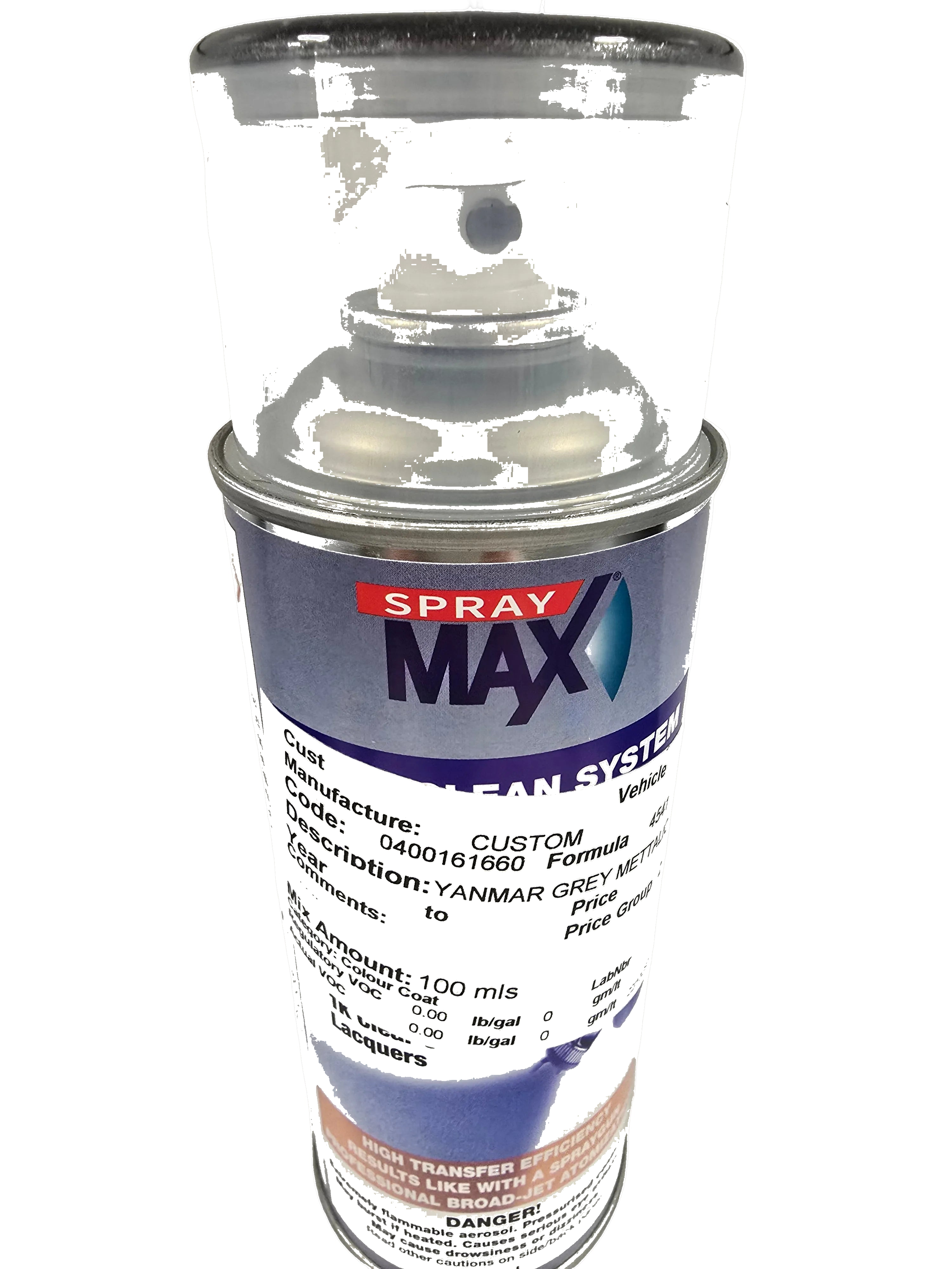 Paint, Yanmar Dark Metalic Grey Spray Can