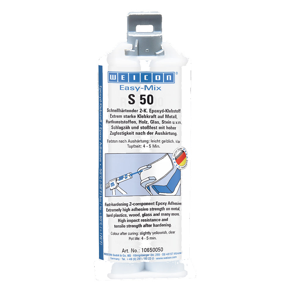 Weicon Easy-Mix S 50 Epoxy Adhesive 50ml