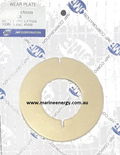 WEAR PLATE JMP WER0009 (863497 CAT3306, 01-42423)