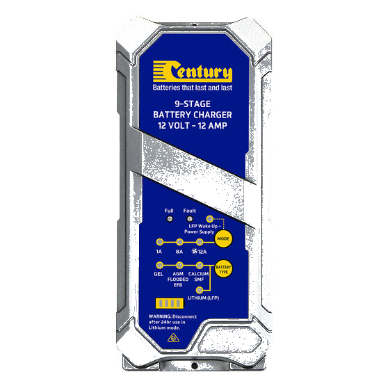 Century CC1206 12V 1/3/6Amp 9 Stage Battery Charger