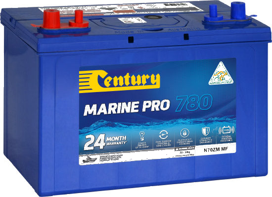 Century Battery N70ZM MF Marine Pro 780, Up To 350HP Engines