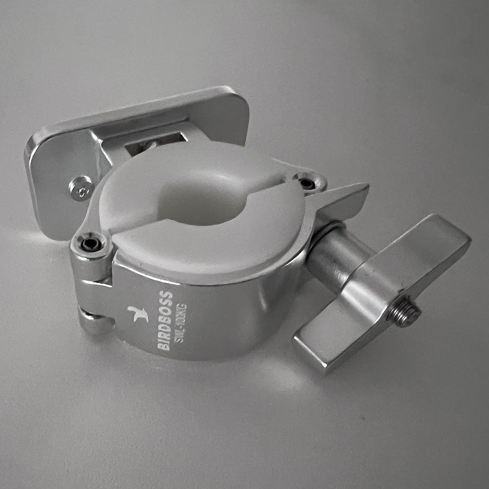 BirdBoss Rail Clamp 25mm – Silver