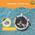 Float Haven 3M Sea Pool - Large Round Inflatable Floating Island & Water Hammock
