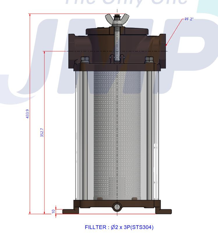 Seawater Strainer 2" - Bronze (JMP) JPR-ST5010