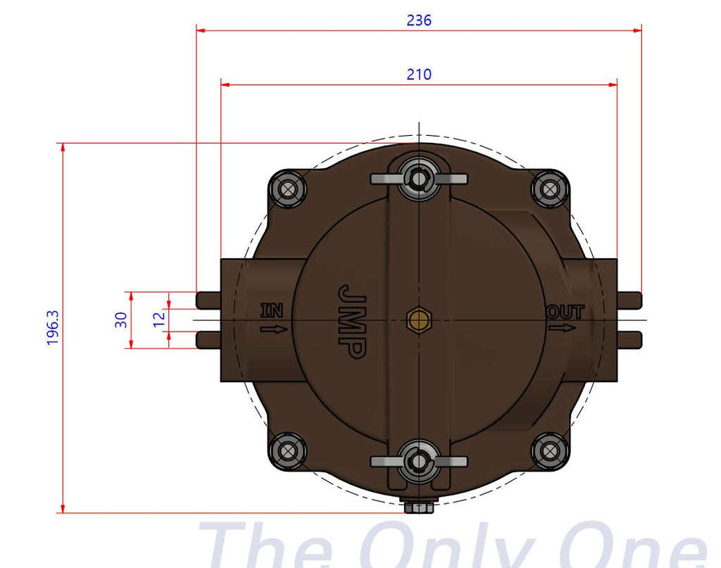 Seawater Strainer 2" - Bronze (JMP) JPR-ST5010